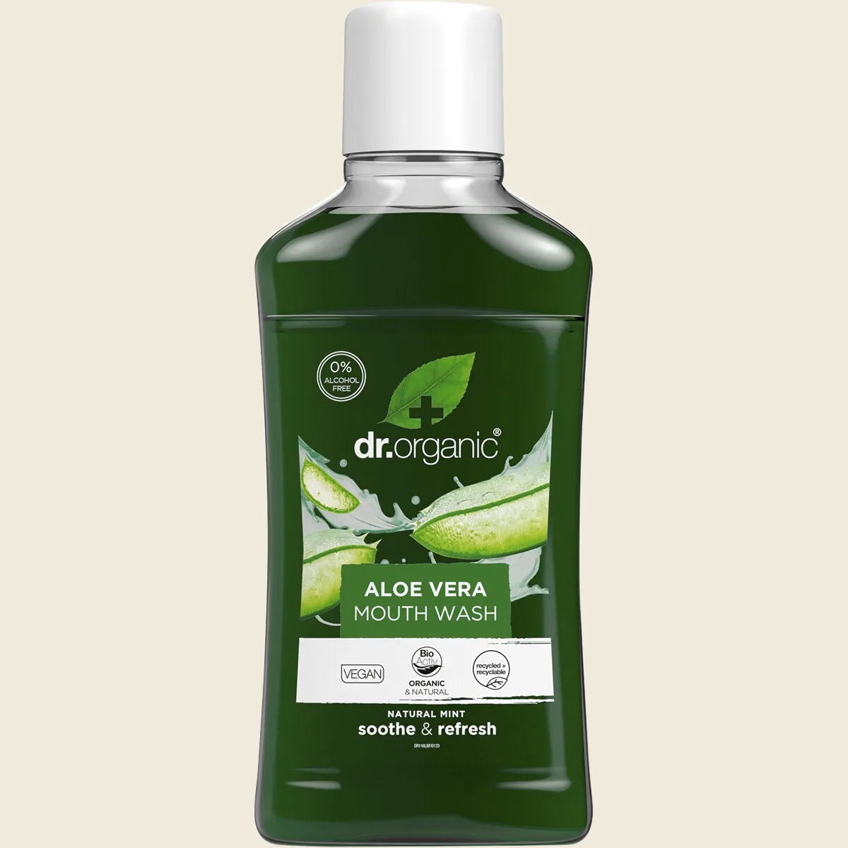 Dr Organic Mouthwash Organic Aloe Vera 500ml