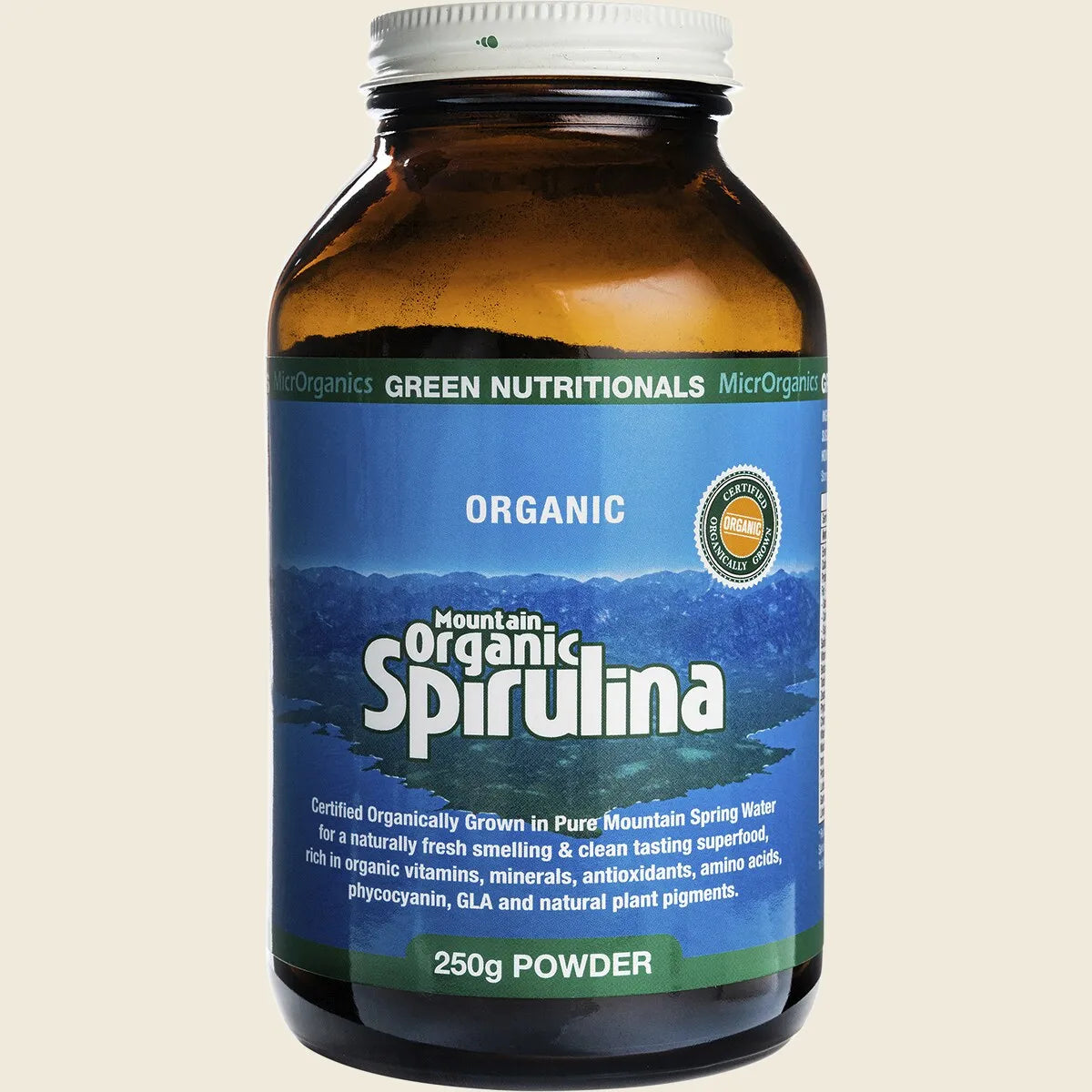 Green Nutritionals Mountain Organic Spirulina Powder 250g