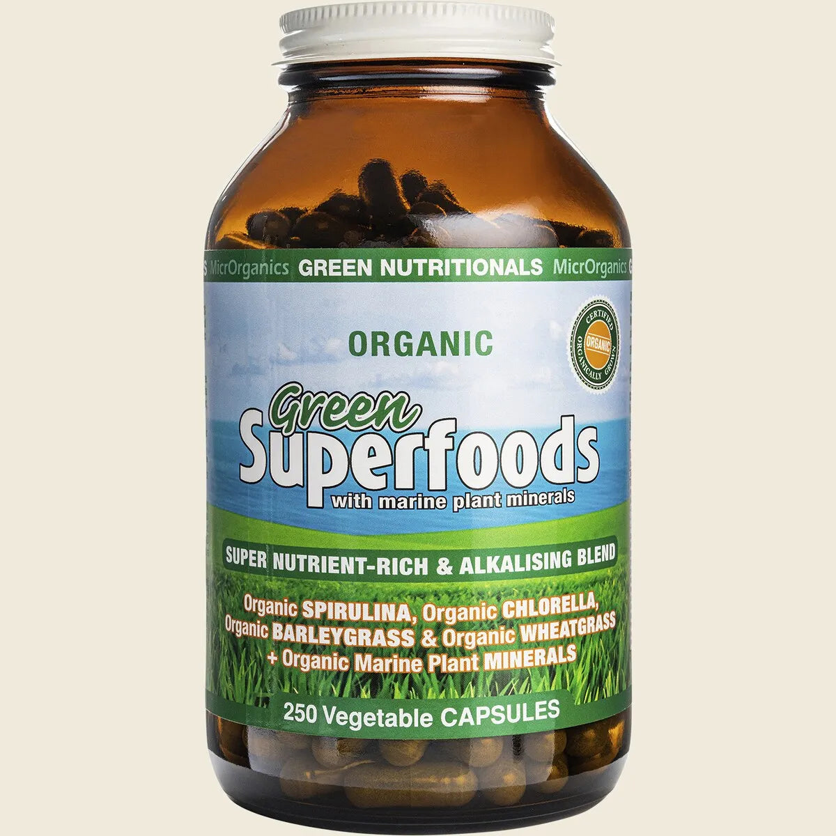 Green Nutritionals Green Superfoods 600mg 250vc
