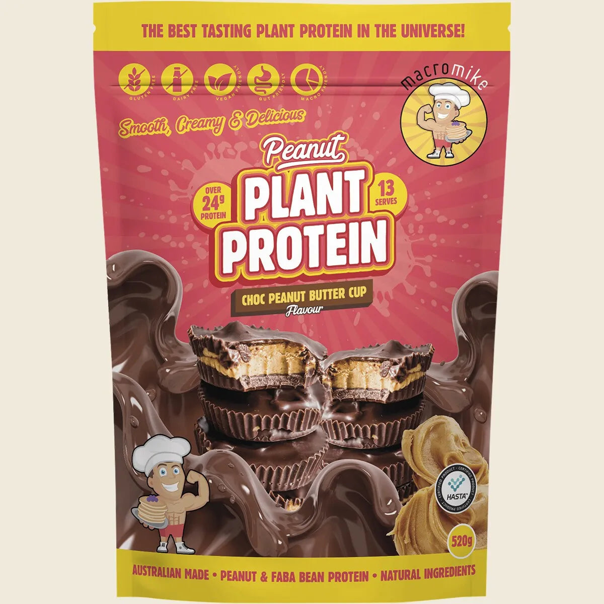 Peanut Plant Protein Choc Peanut Butter Cup 520g
