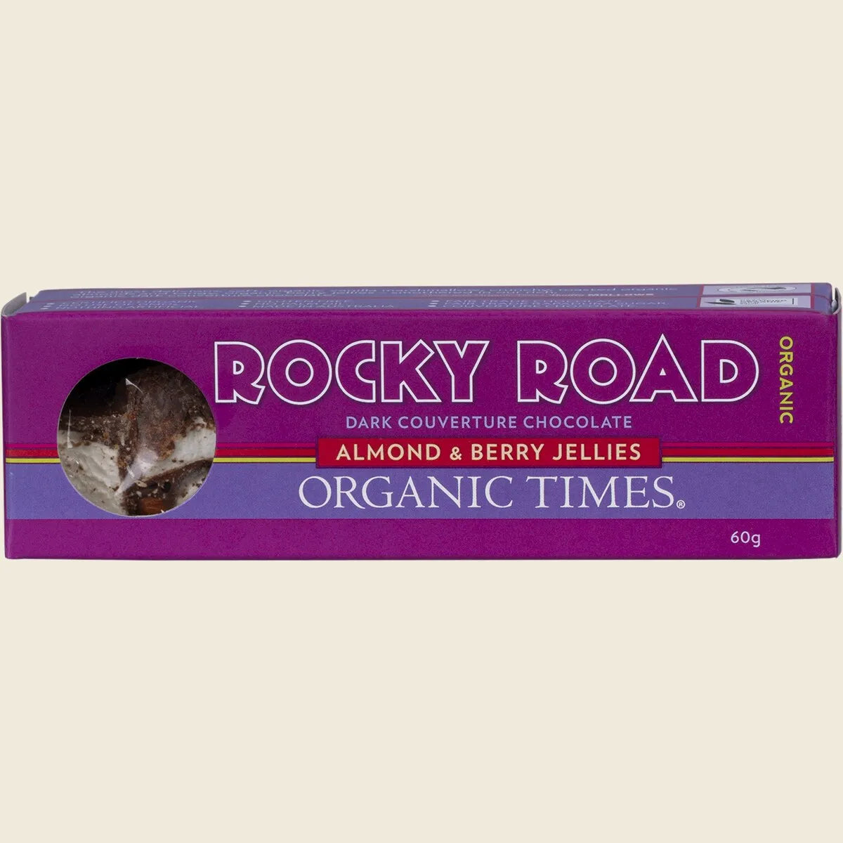 Organic Times Rocky Road Dark Chocolate 60g