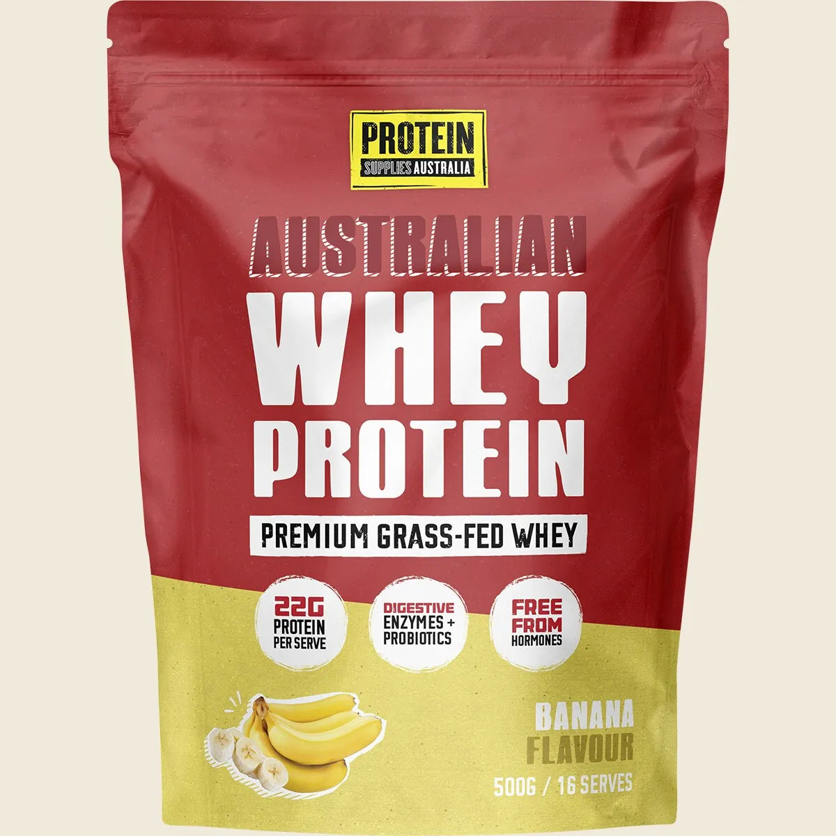 Australian Whey Protein Banana 500g