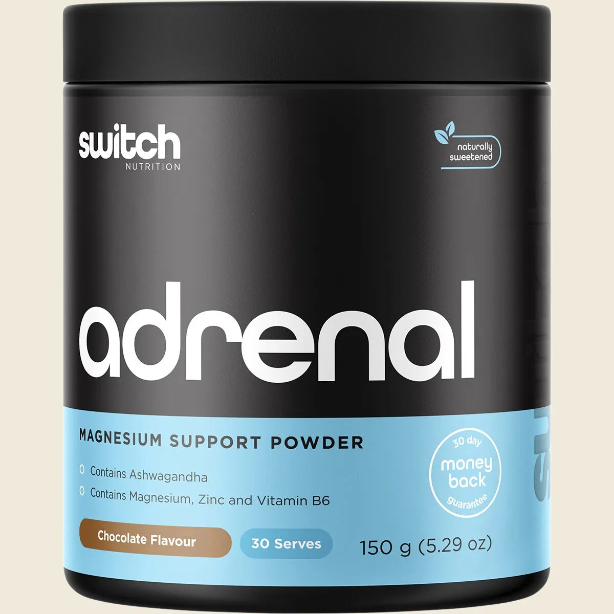 Switch Nutrition Adrenal Magnesium Support Powder Chocolate 150g