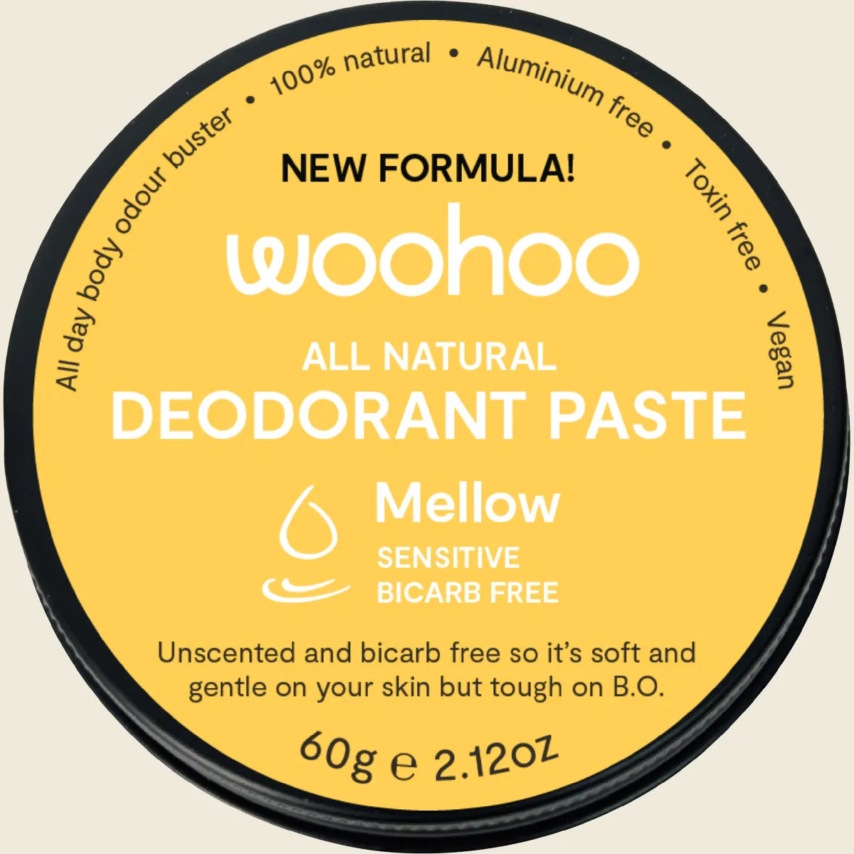 Woohoo Deodorant Paste Mellow (Sensitive) 40g