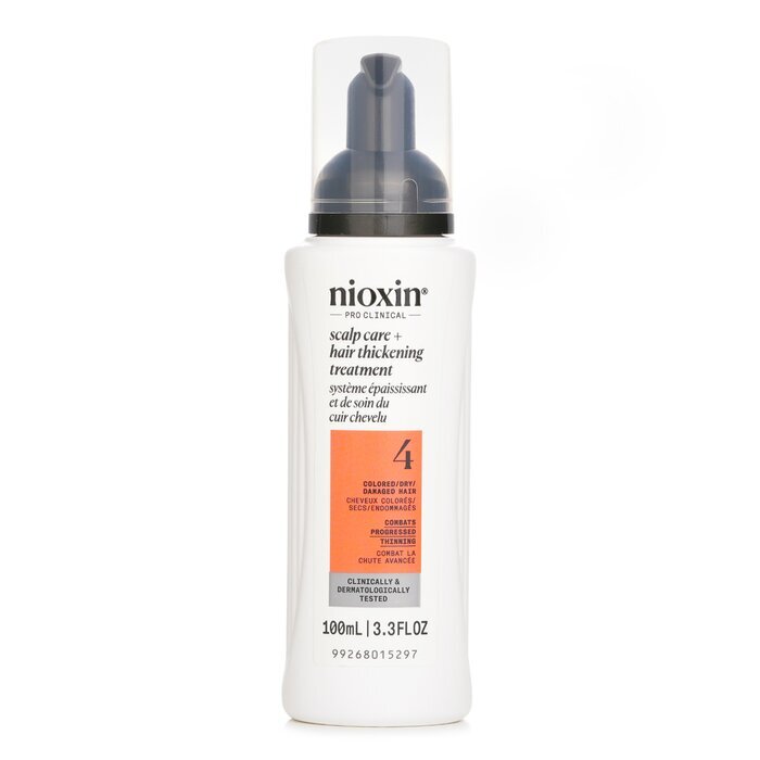 Nioxin Diameter System 4 Scalp & Hair Treatment (Colored Hair, Progressed Thinning, Color Safe)  (Random Packaging) 100ml/3.38oz