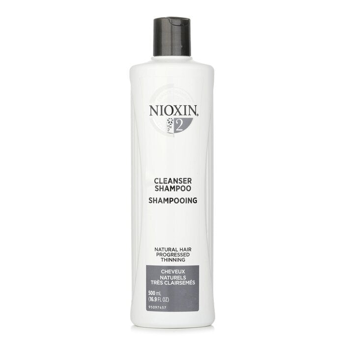 Nioxin Derma Purifying System 2 Cleanser Shampoo (Natural Hair, Progressed Thinning)(Random Packing) 500ml/16.9oz