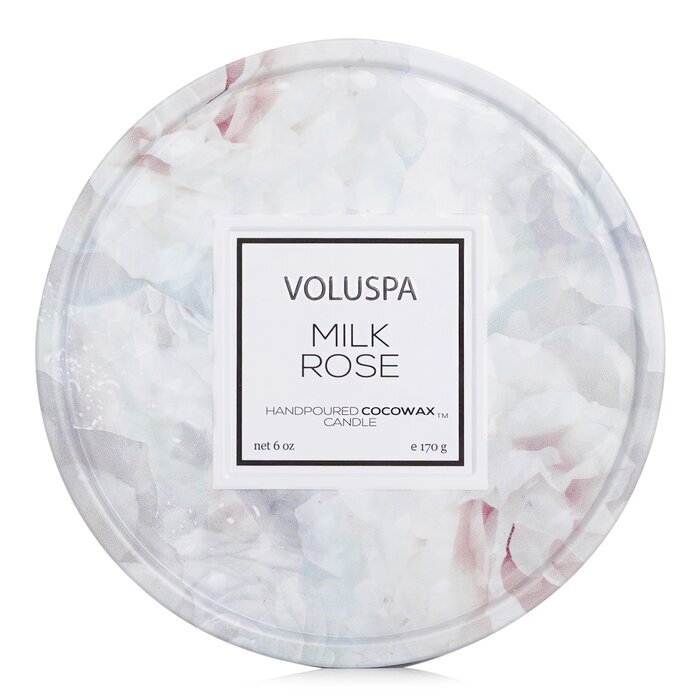 Voluspa 2 Wick Tin Candle - Milk Rose 170g/6oz