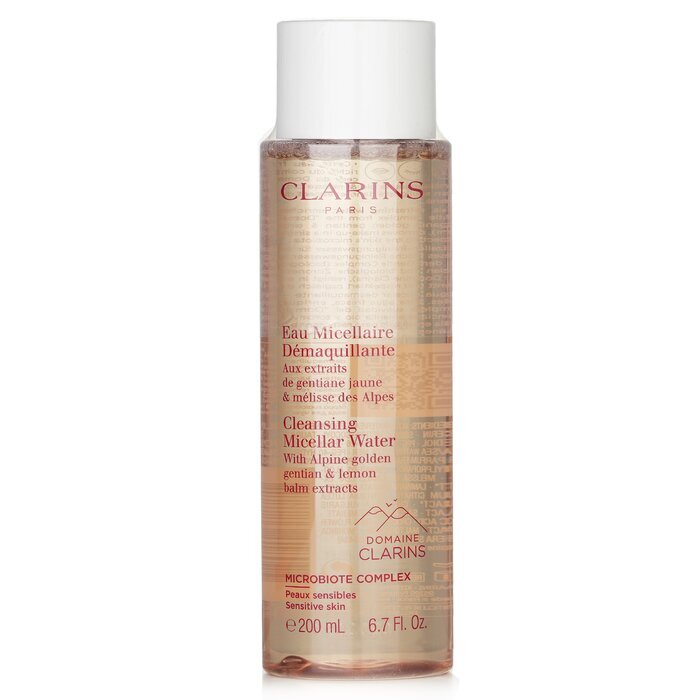 Clarins Cleansing Micellar Water with Alpine Golden Gentian & Lemon Balm Extracts - Sensitive Skin(Random Packaging) 200ml/6.7oz