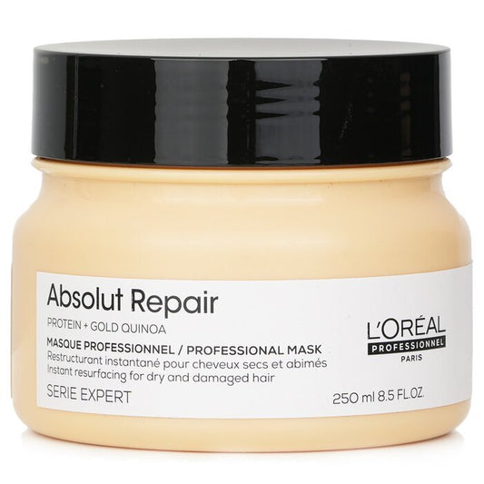 L'Oreal Professionnel - Absolut Repair Gold Quinoa + Protein Instant Resurfacing Mask (For Dry and Damaged Hair) 250ml