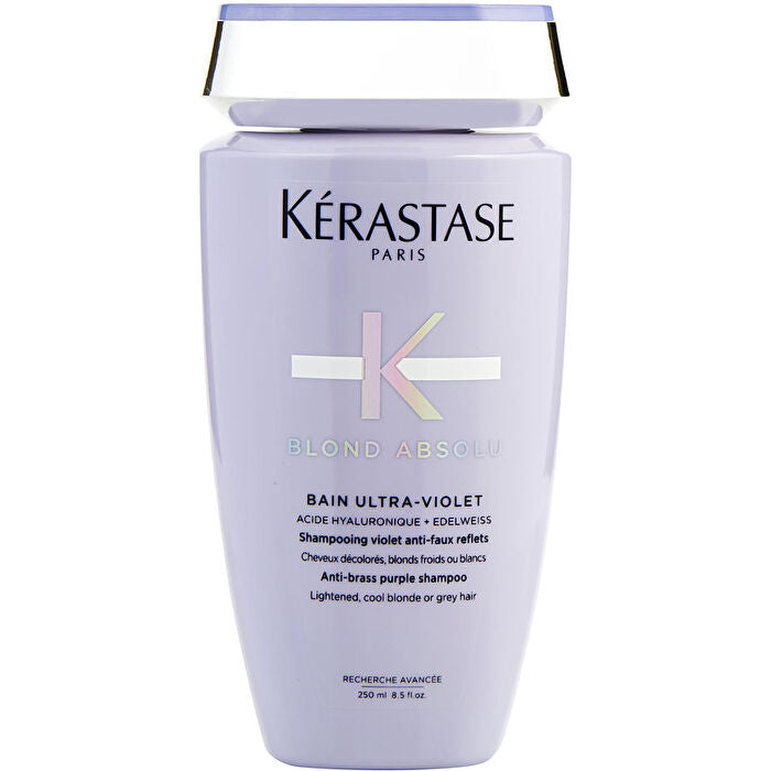 Kerastase Blond Absolu Bain Ultra-Violet Anti-Brass Purple Shampoo (Lightened, Cool Blonde or Grey Hair) 250ml/8.5oz