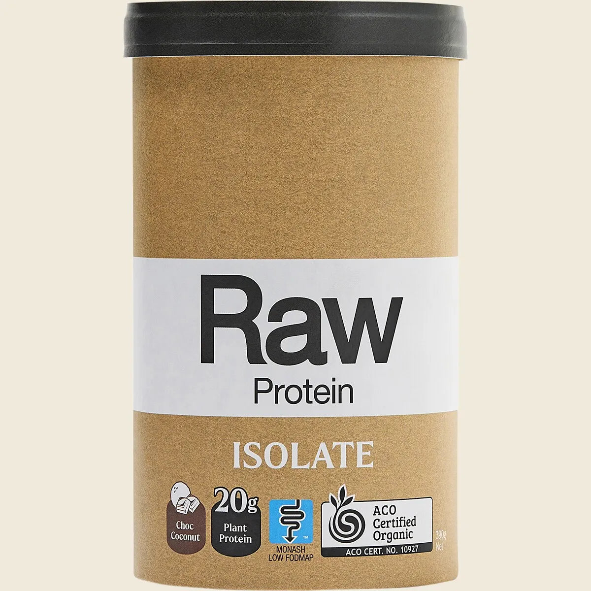 Raw Protein Isolate Choc Coconut 390g
