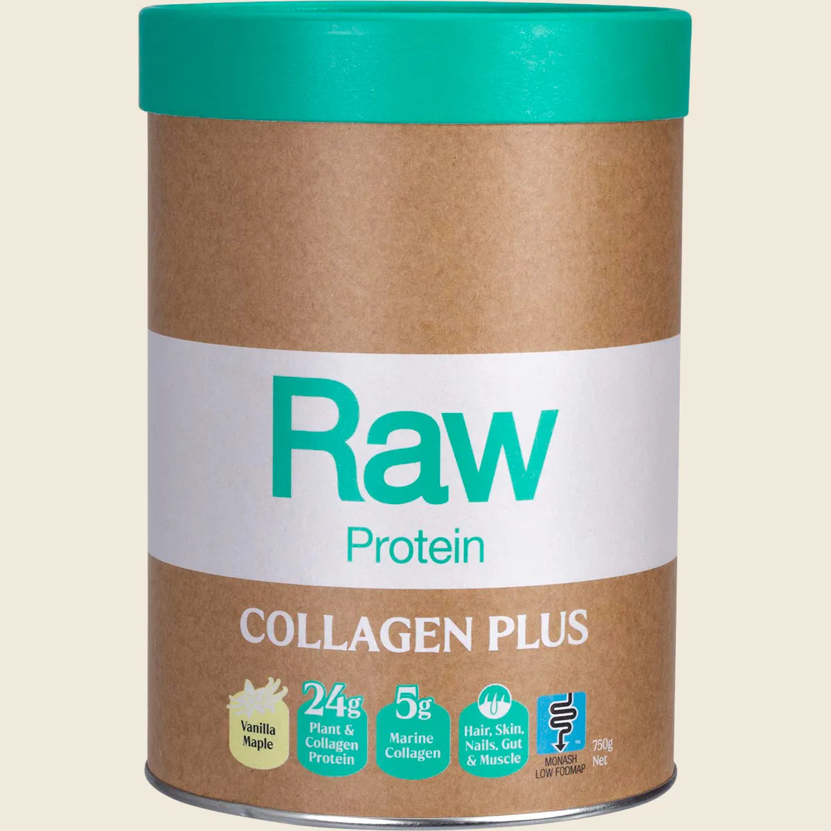 Raw Protein Collagen Plus Vanilla Maple 750g