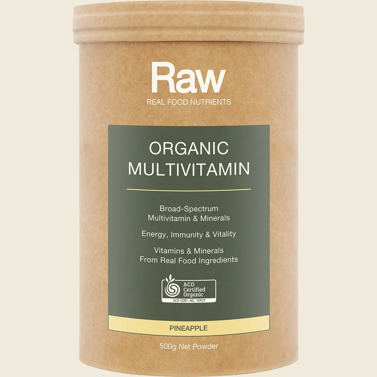 Raw Organic Multivitamin Pineapple 500g
