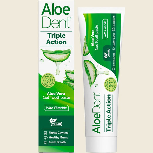 Aloe Dent Toothpaste Triple Action with Fluoride 100ml