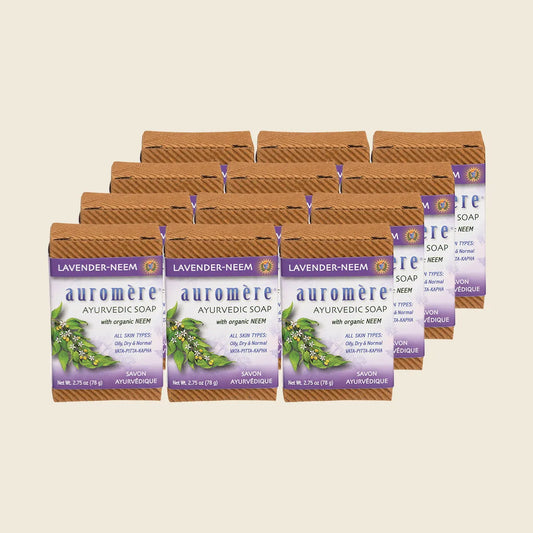 Neem Soap Ayurvedic Lavender Neem 12x78g