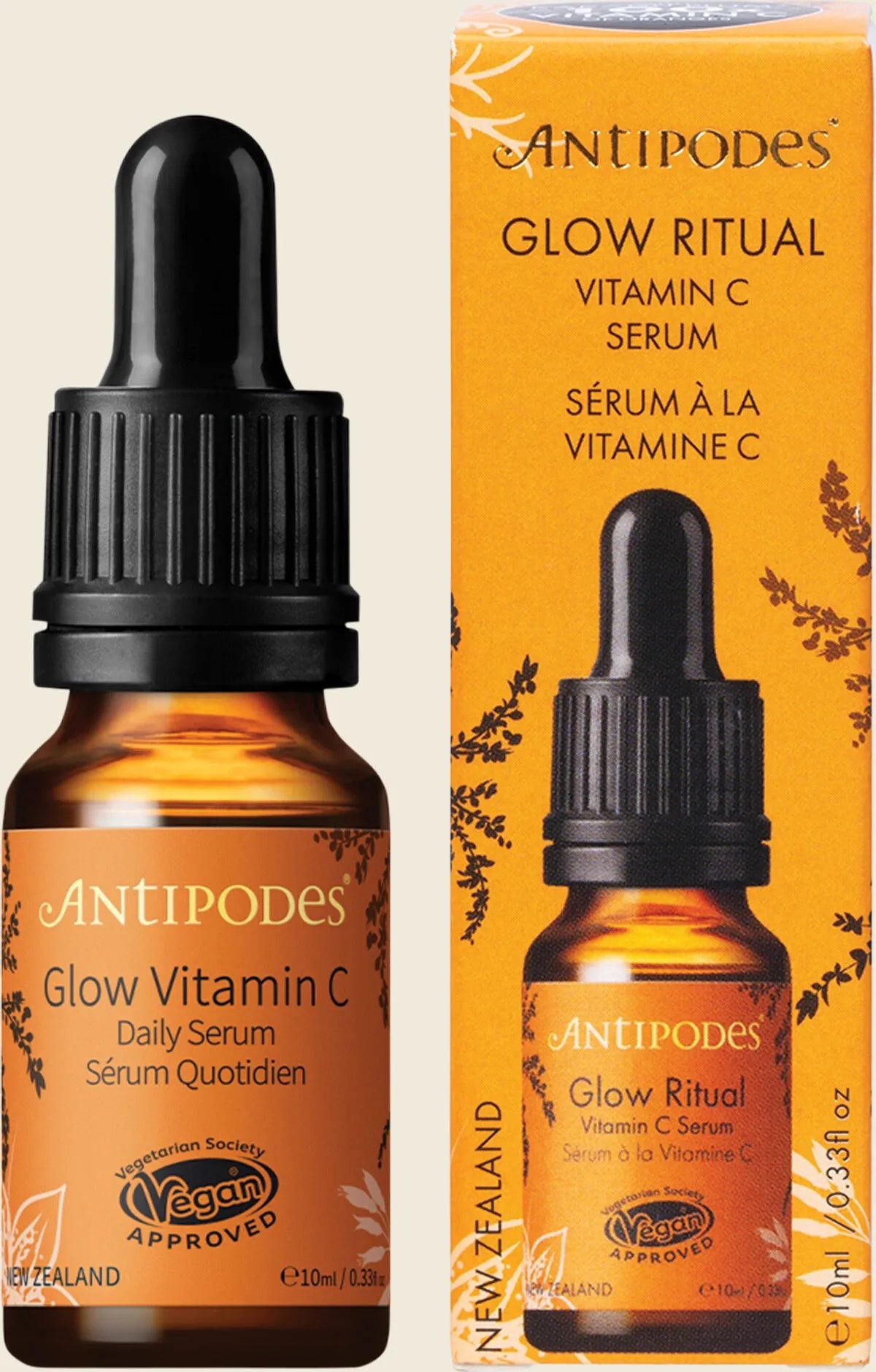 Antipodes Glow Ritual Vitamin C Serum with Plant Hyaluronic Acid 10ml