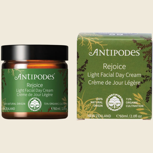 Antipodes Organic Rejoice Light Facial Day Cream 60ml