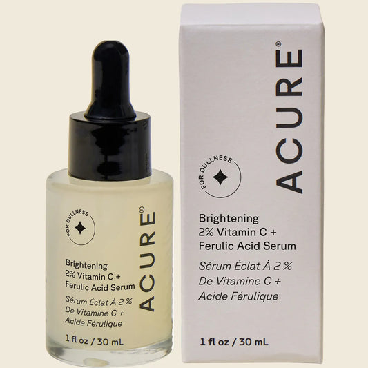 Acure Brightening 2% Vitamin C & Ferulic Acid Serum 30ml