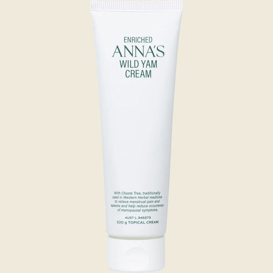 Anna's Wild Yam Cream Menstrual & Menopausal Symptoms 100g