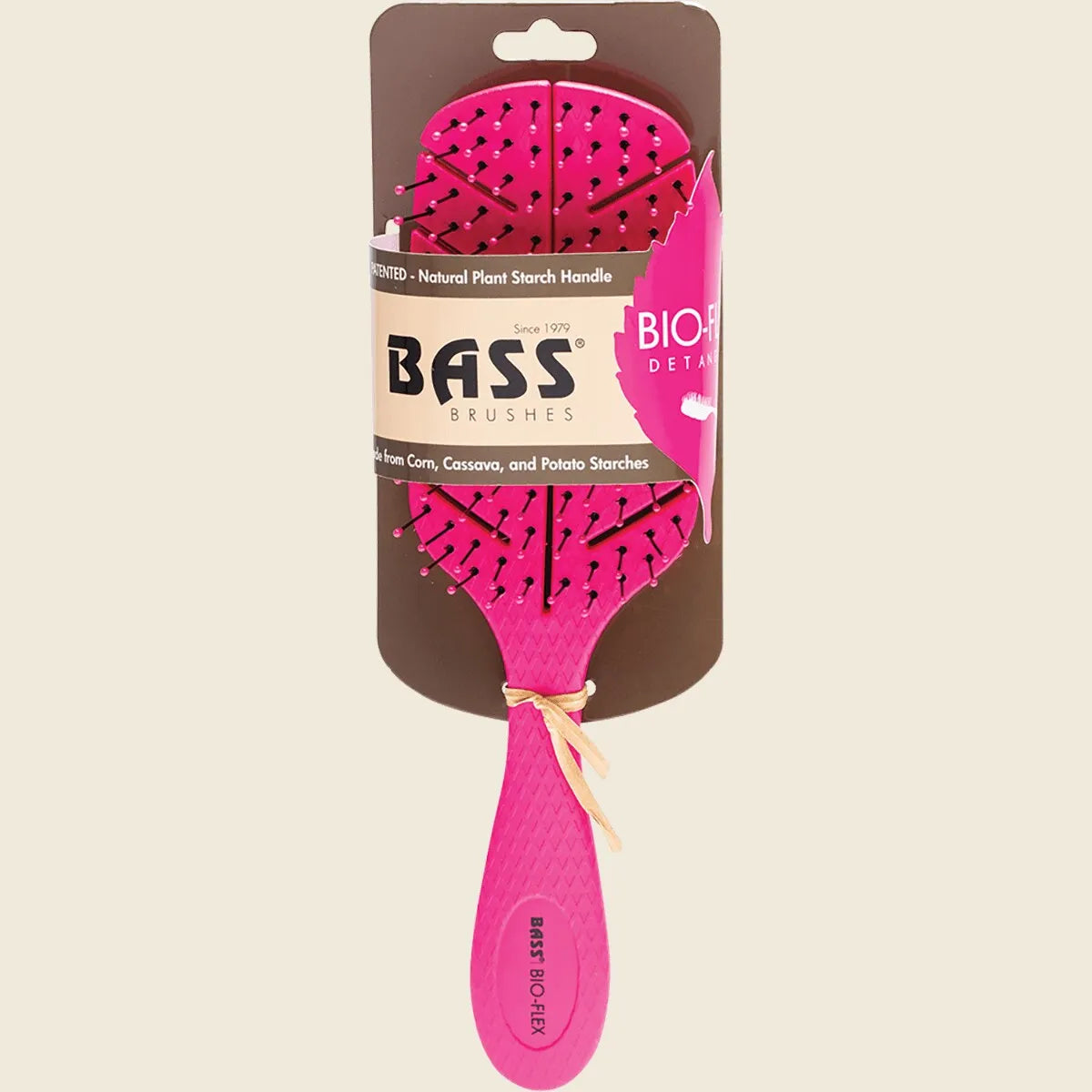 Bio-Flex Detangler Hair Brush Pink