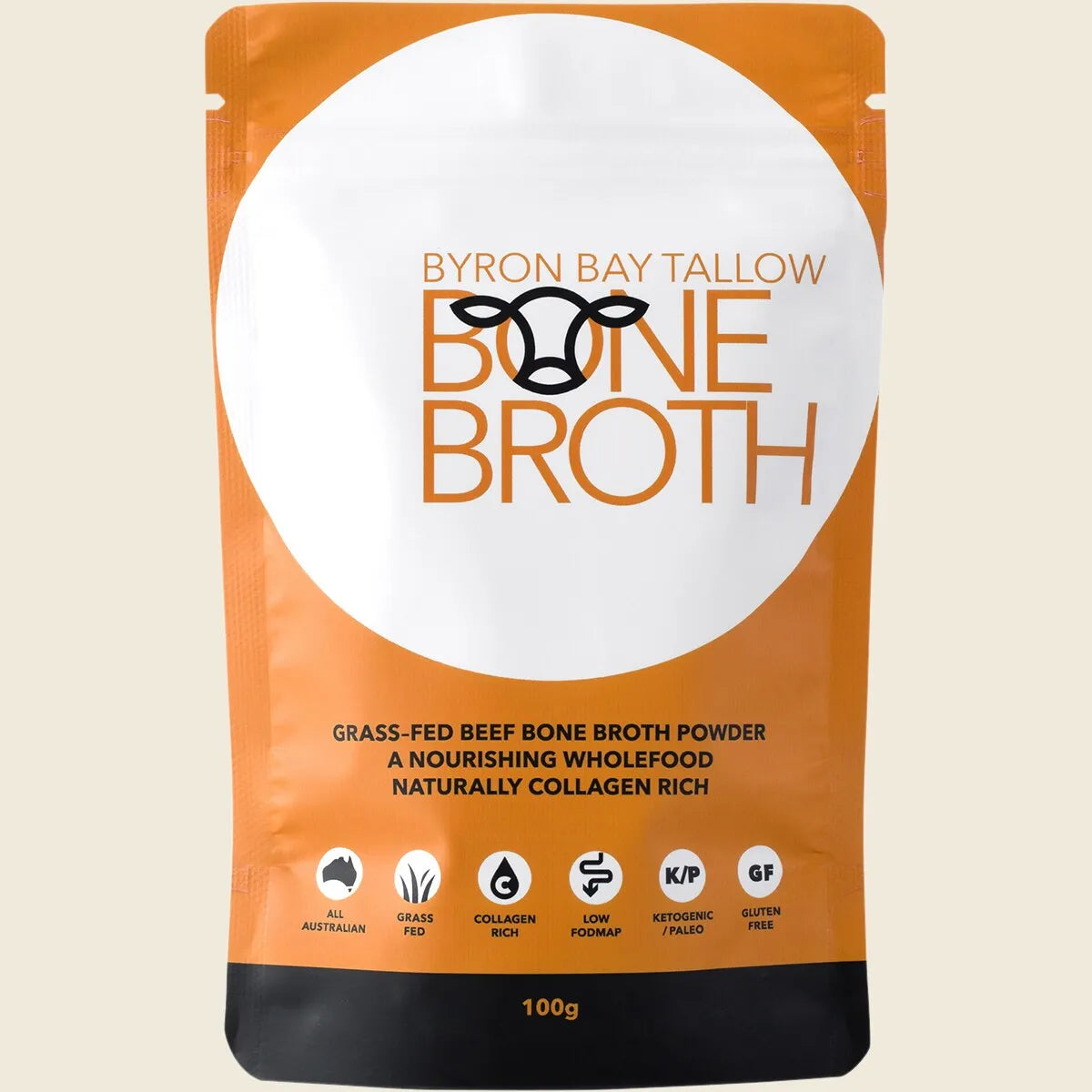 Grass Fed Beef Bone Broth Powder 100g