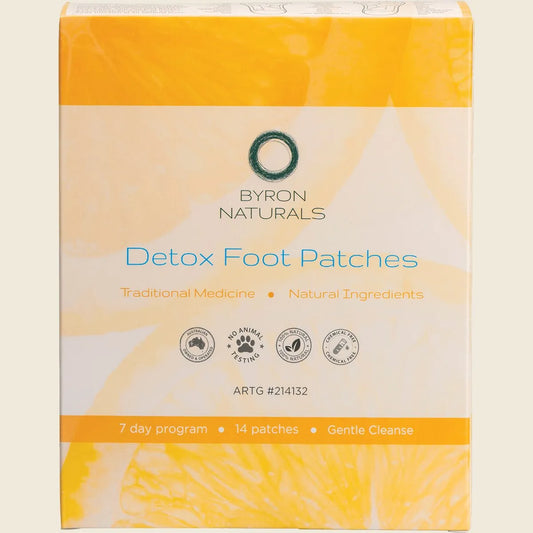 Byron Naturals Detox Foot Patches (7 Day Program) X 14 Patches (7 Pairs)