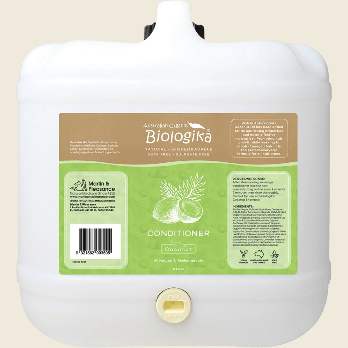 Conditioner (Bulk) Everyday Coconut 15000ml