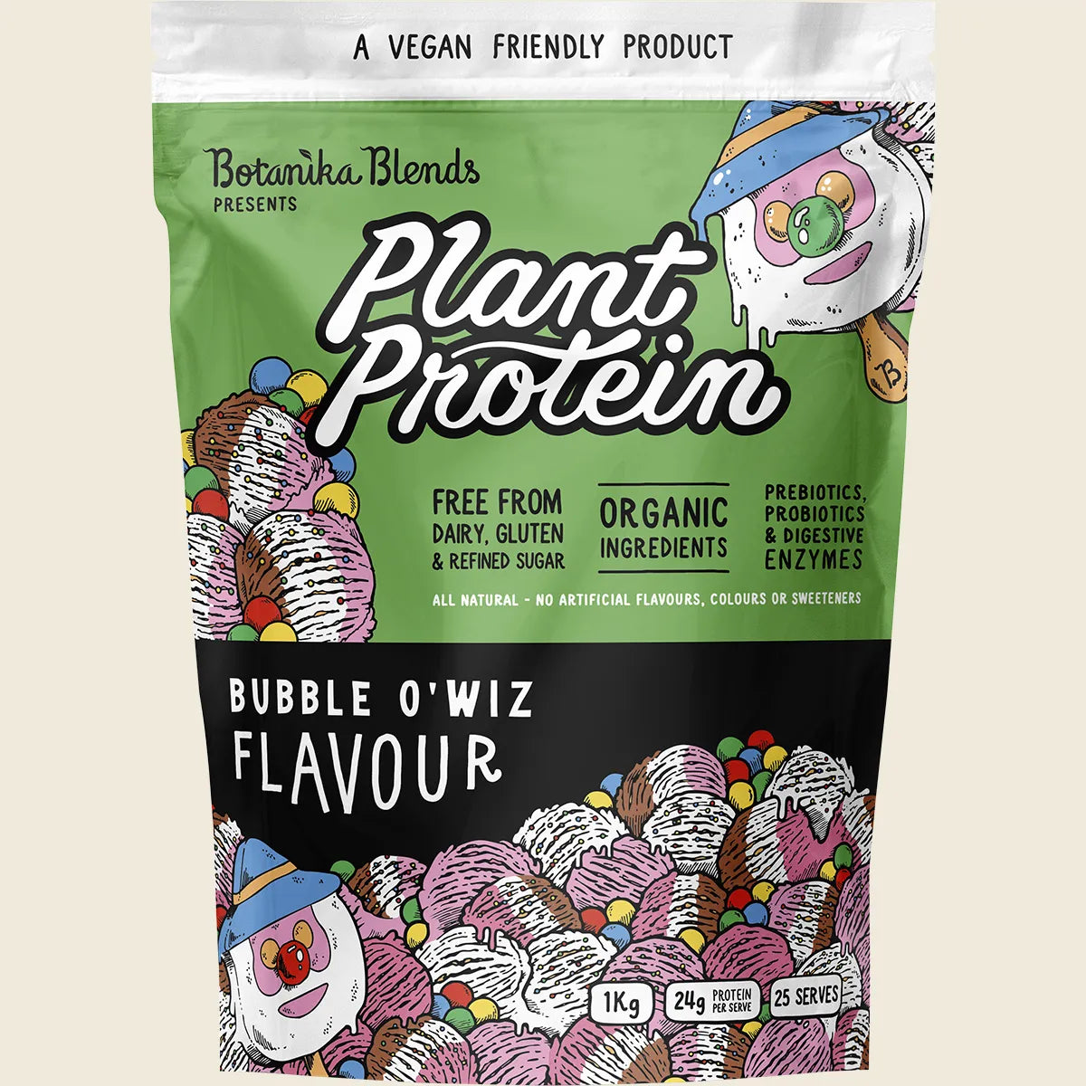 Plant Protein Bubble O'Wiz 1kg