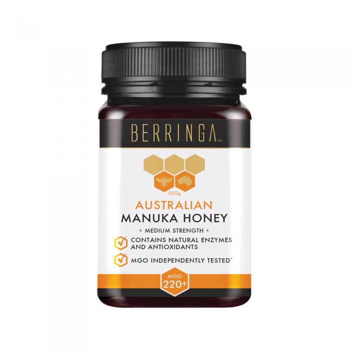 Berringa Australian Manuka Honey Medium Strength (mgo 220+) 500g