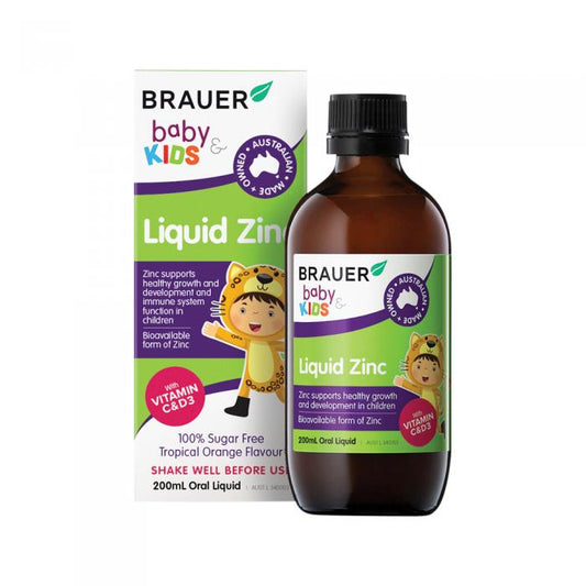 Brauer Baby & Kids Liquid Zinc Oral Liquid 200ml