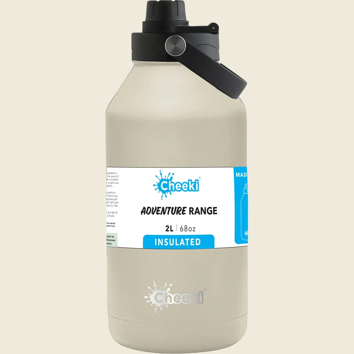 Stainless Steel Bottle Adventure Insulated Sandstone 2000ml