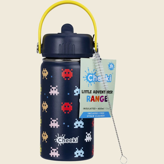 Cheeki Insulated Bottle Kids Arcade 400ml