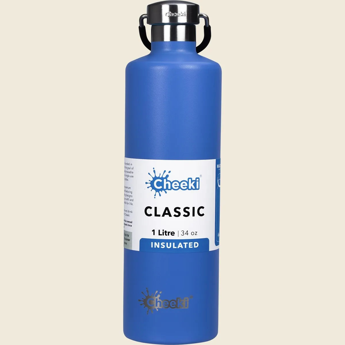 Cheeki Insulated Bottle Classic Azure (large) 1000ml