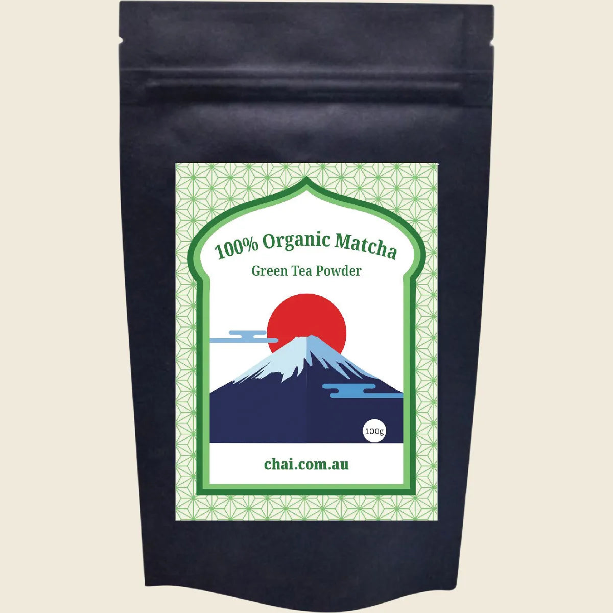 Chai Tea 100% Organic Matcha Green Tea Powder 100g