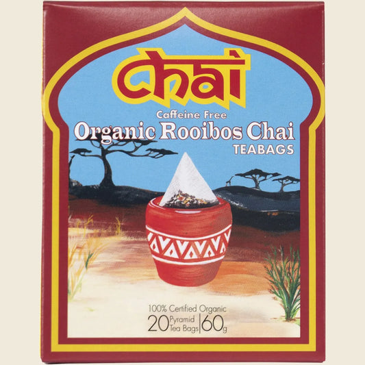 Chai Tea Organic Rooibos Chai Tea Bags 20pk