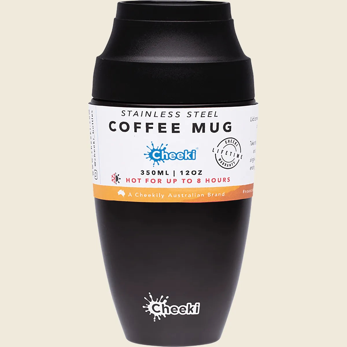 Cheeki Insulated Coffee Mug Chocolate 350ml