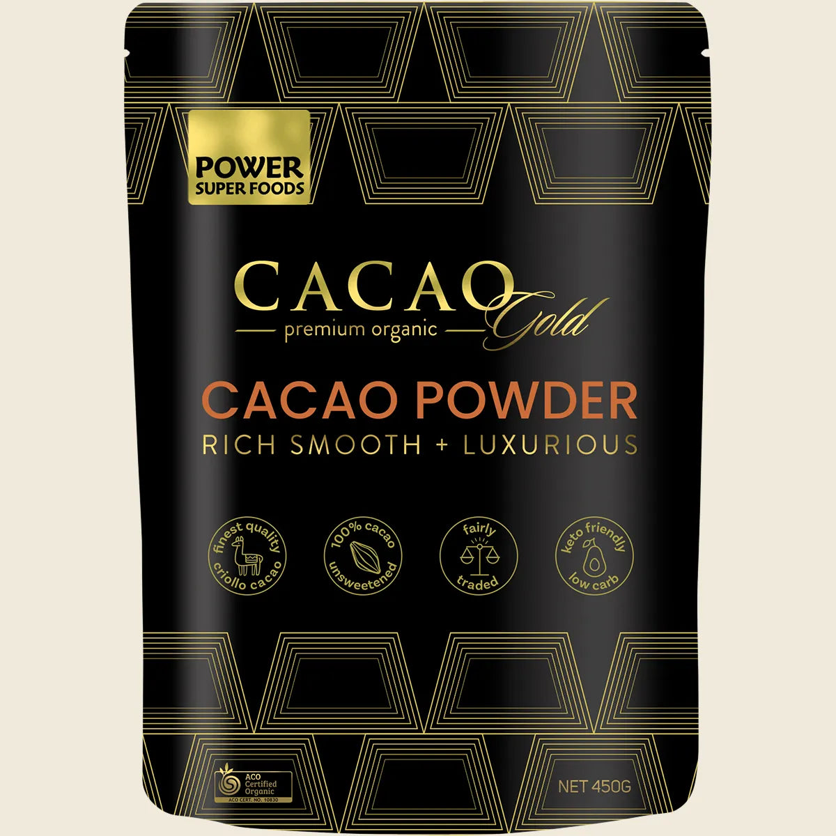 Cacao Gold Paste Chunks Ceremonial Grade Cert Organic 450g