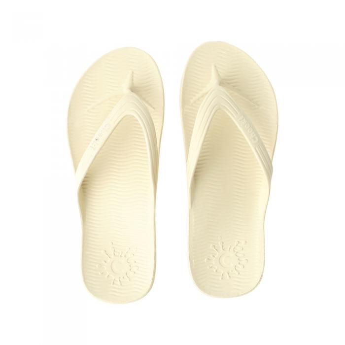 Cheeki Thongs Arch Support Sandstone Kids Size K13