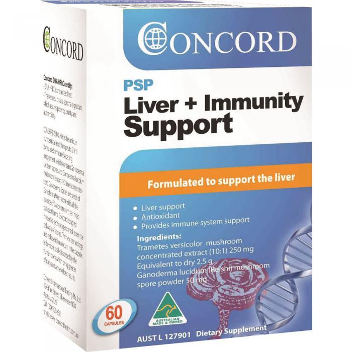 Concord Psp Liver + Immunity Support 60c