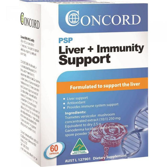 Concord Psp Liver + Immunity Support 60c
