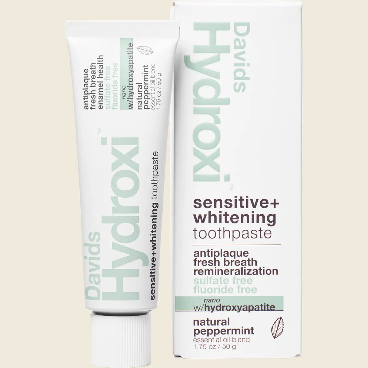 Hydroxi Toothpaste Sensitive + Whitening Peppermint 50g