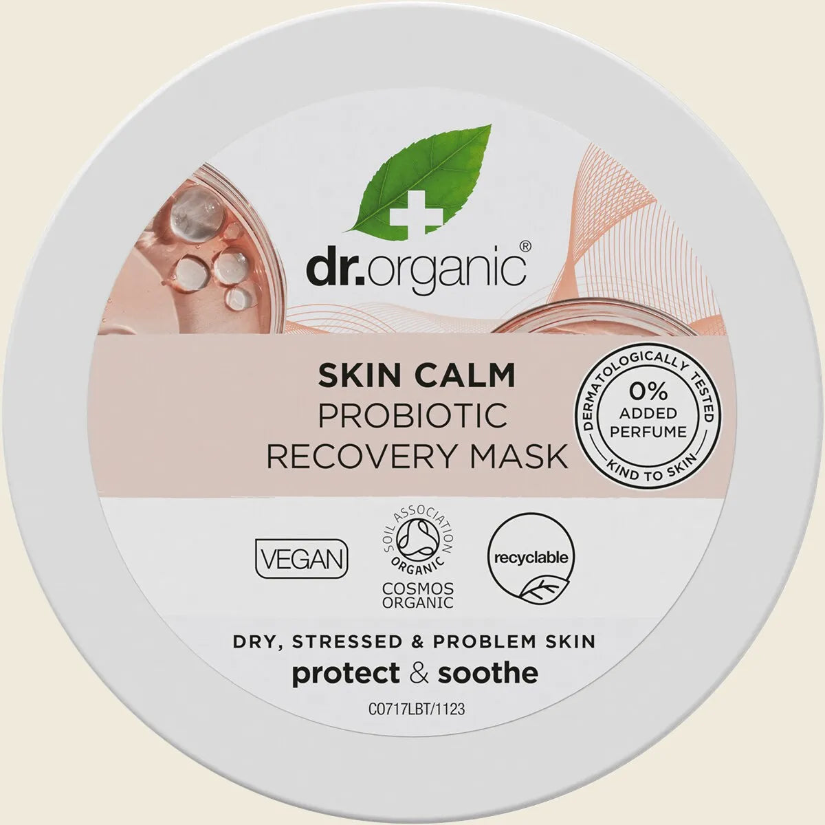 Dr. Organic Skin Calm Mascarilla Recuperadora Probiótica 100ml