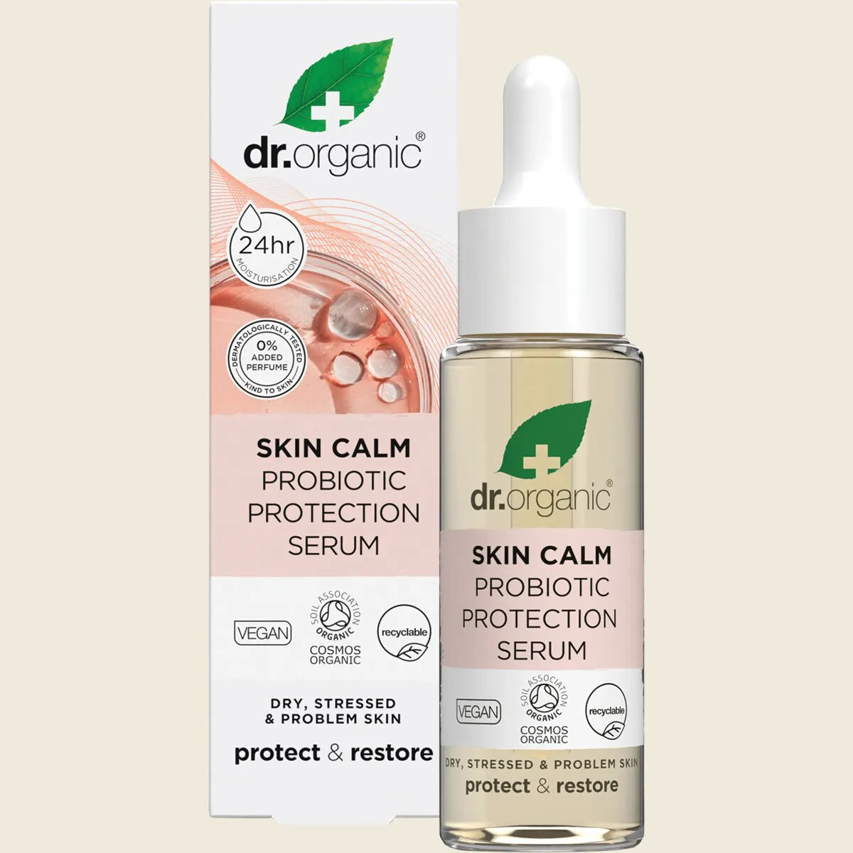 Dr. Organic Skin Calm Probiotic Protective Serum 30ml