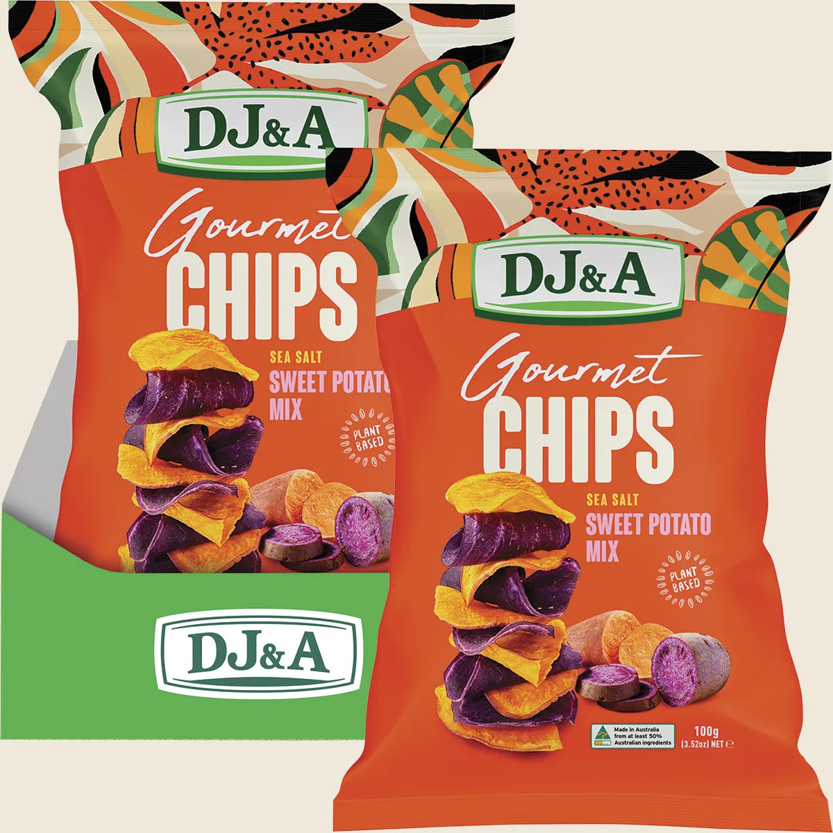 Gourmet Chips Sweet Potato Mix Sea Salt 5x100g