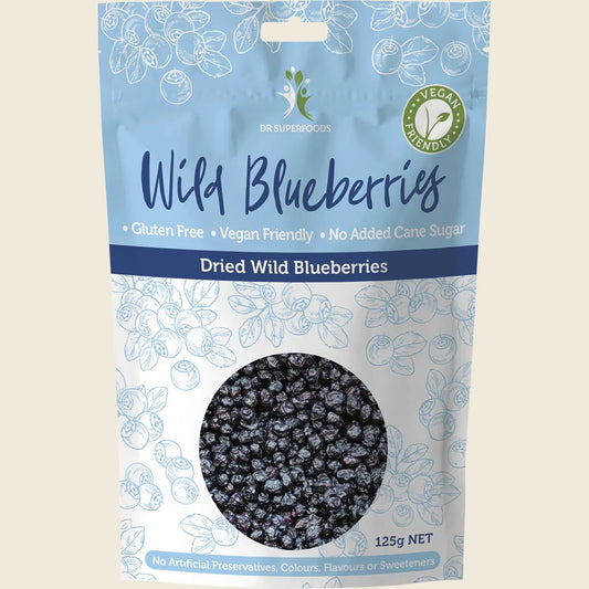 Dried Wild Blueberries 125g