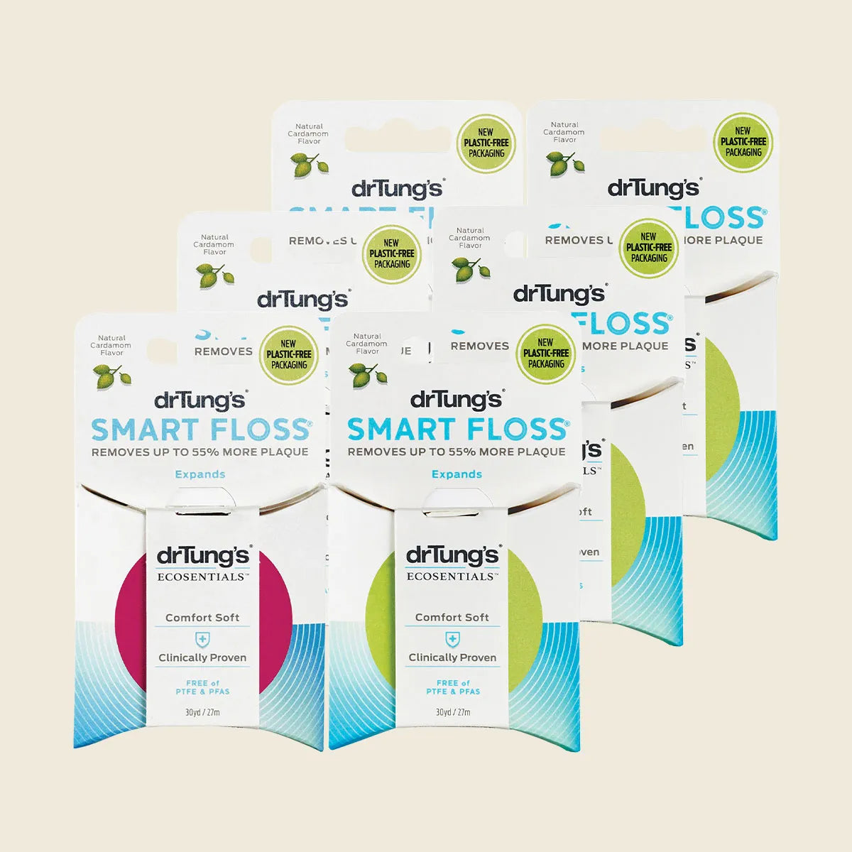 Smart Dental Floss (Colour May Vary) 6x27m