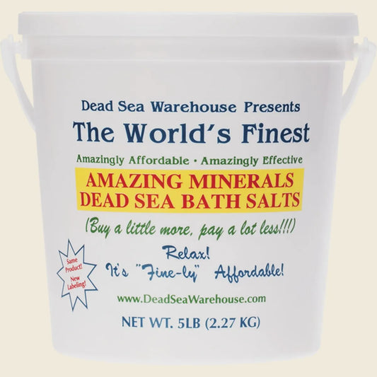 Dead Sea Warehouse Dead Sea Bath Salts Bucket 2.27kg