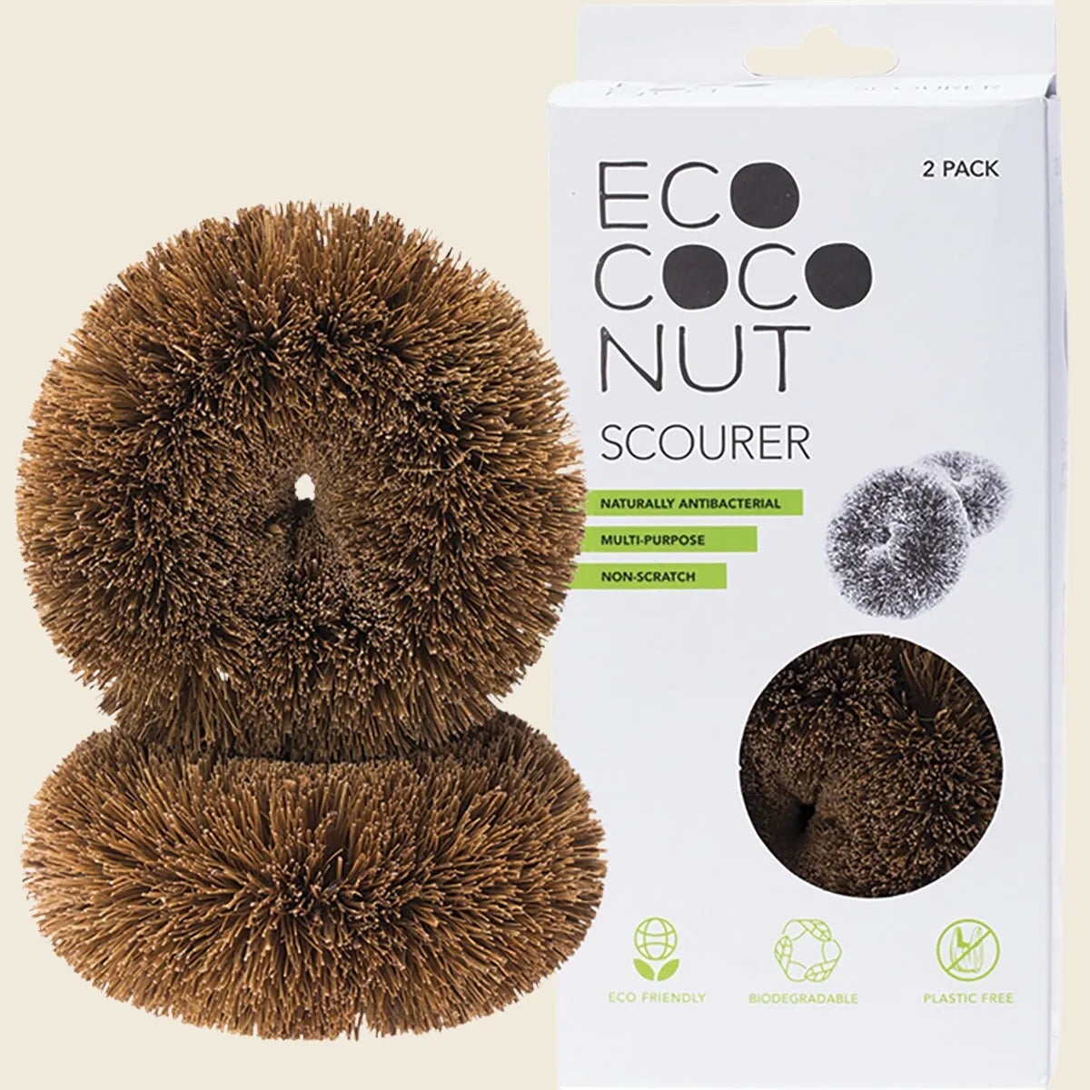 Eco Coconut Scourer x 2 Pack