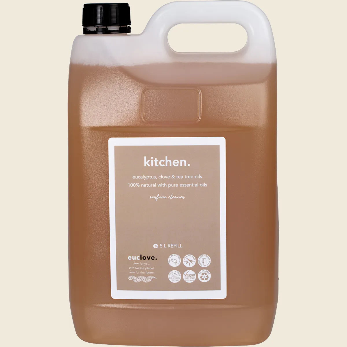 Euclove Kitchen Cleaner Eucalyptus, Clove & Tea Tree 5000ml