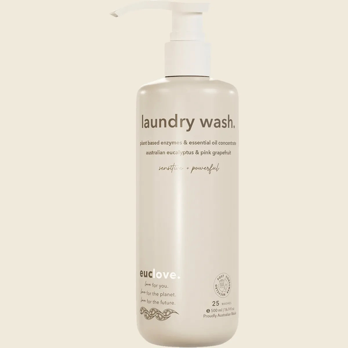 Euclove Laundry Wash Concentrate Eucalyptus & Pink Grapefruit 500ml